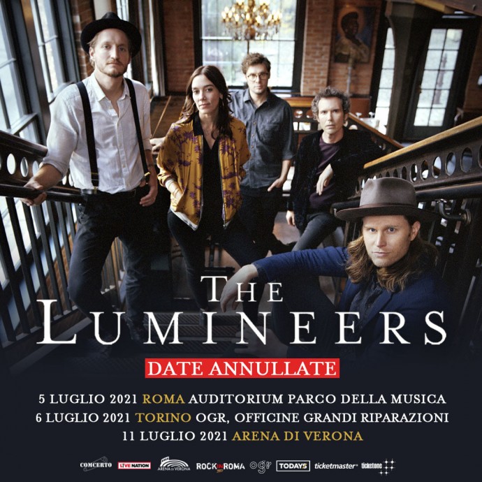 The Lumineers 2021 - Date annullate